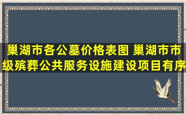 巢湖市各公墓价格表图 巢湖市市级殡葬公共服务设施建设项目有序推进